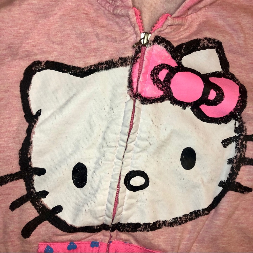 3/$15 Hello Kitty Pink Ombré Hoodie - Picture 2 of 5